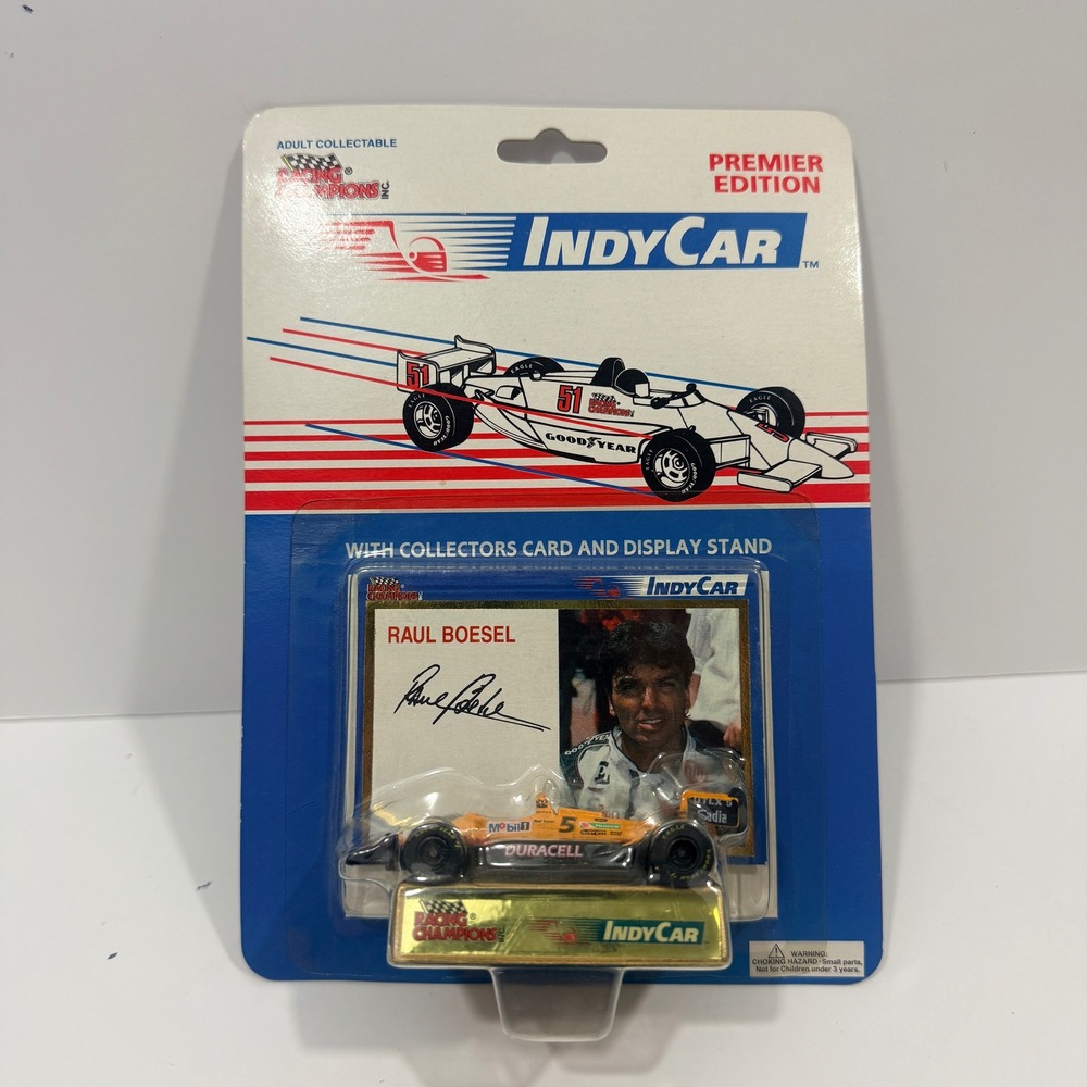 Racing Champions IndyCar Adult OS Orange New Raul Boesel #5 Duracell Diecast